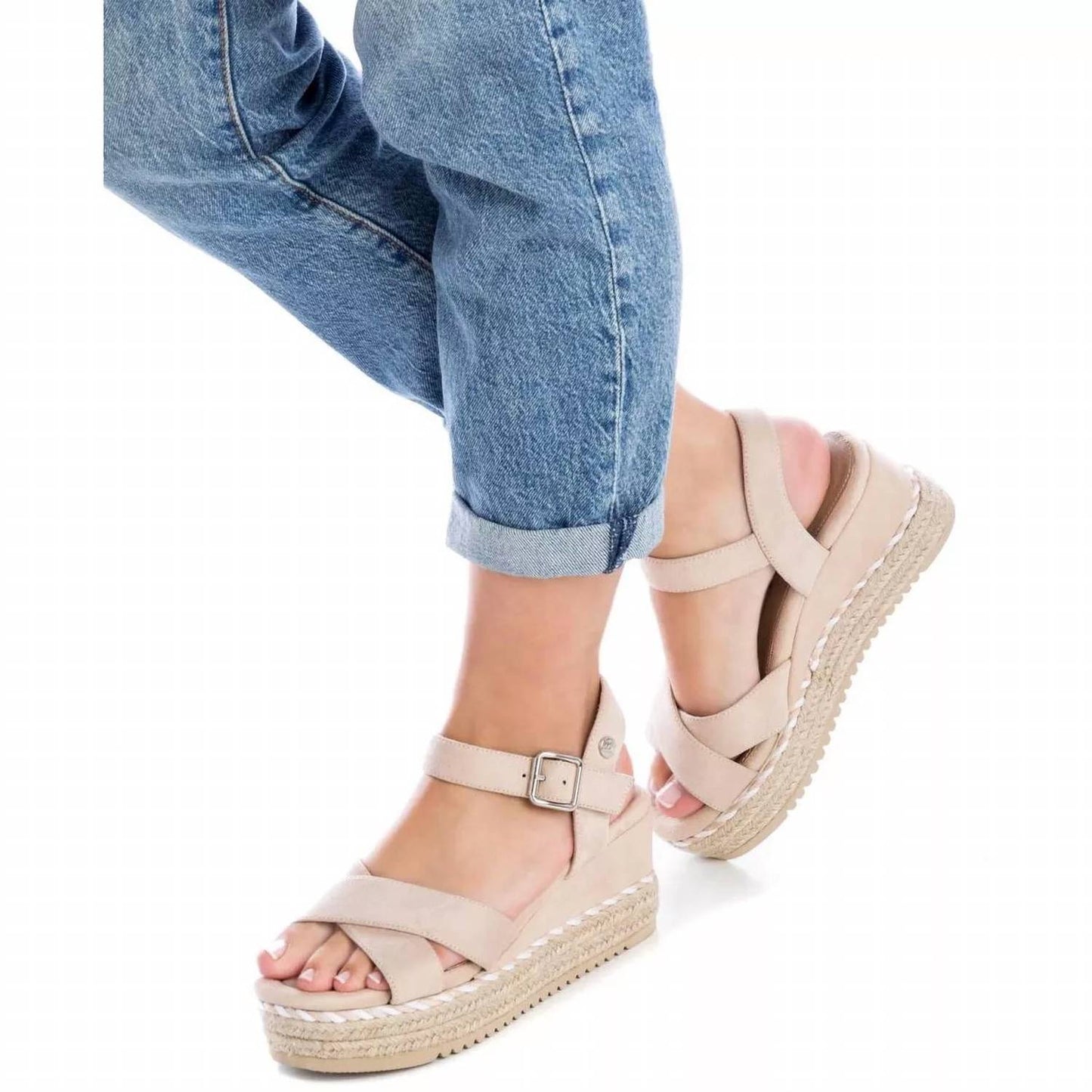 Xti - Women's Suede Wedge Sandals