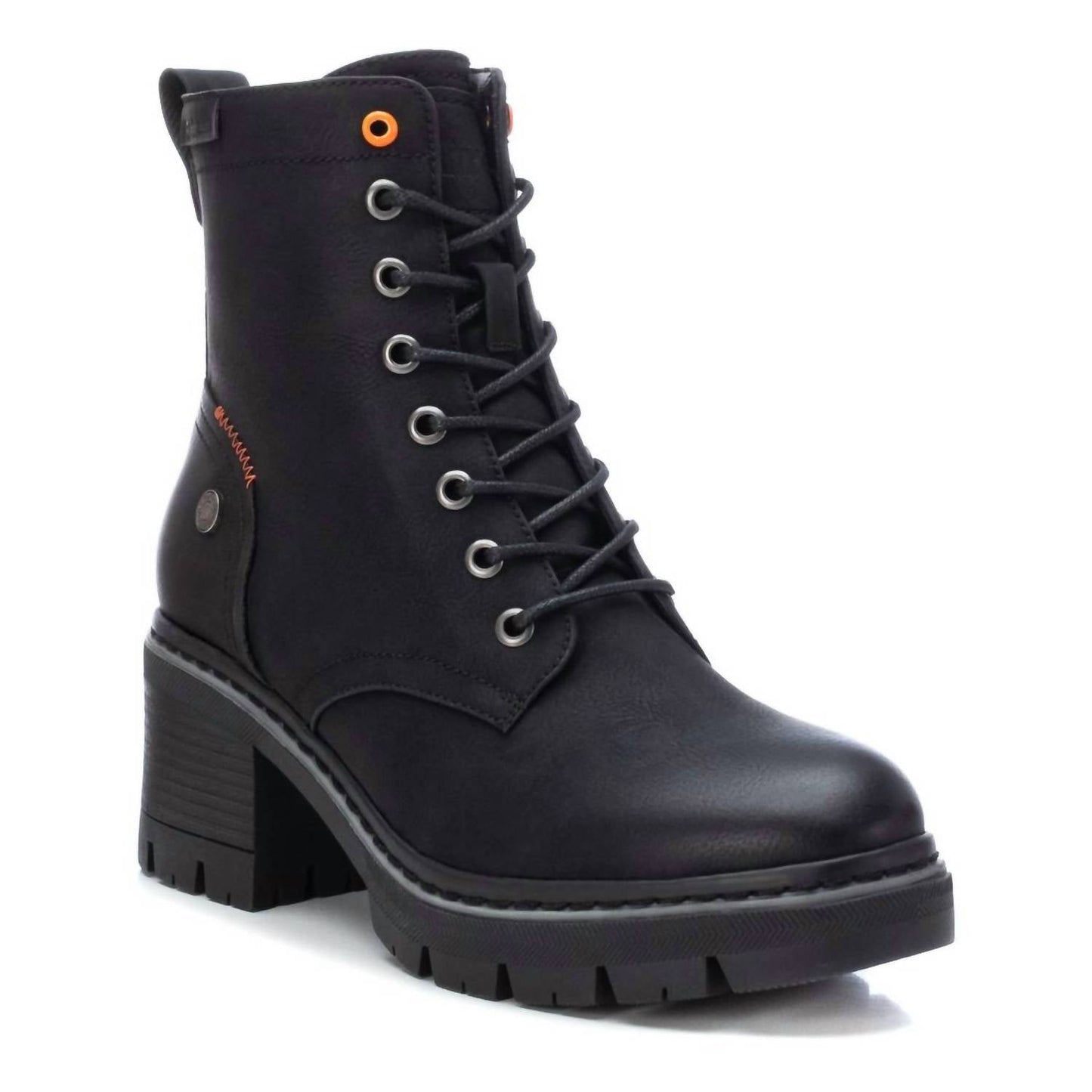 Xti - Women's Lace-Up Heeled Booties
