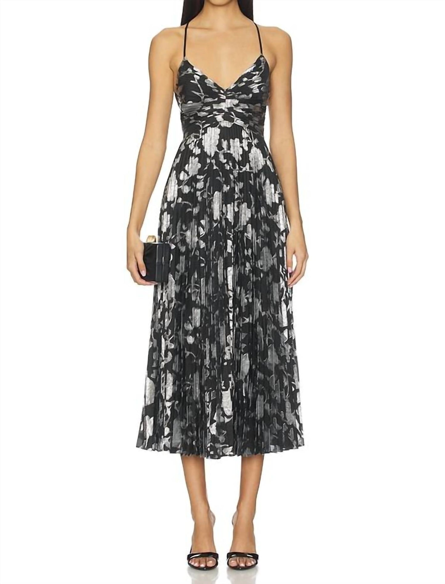 Astr - Saoirse Pleated Midi Dress