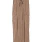 Blu Pepper - High Waist Drawstring Cargo Pants