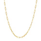 14K Yellow Gold Wide Paperclip Chain (3.3mm)