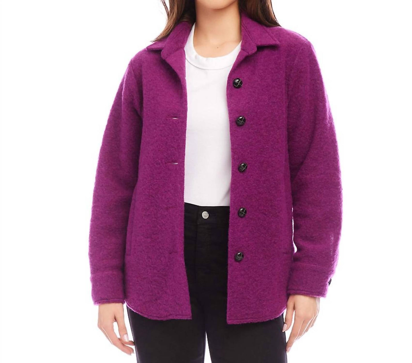 Karen Kane - Brushed Shirt Jacket