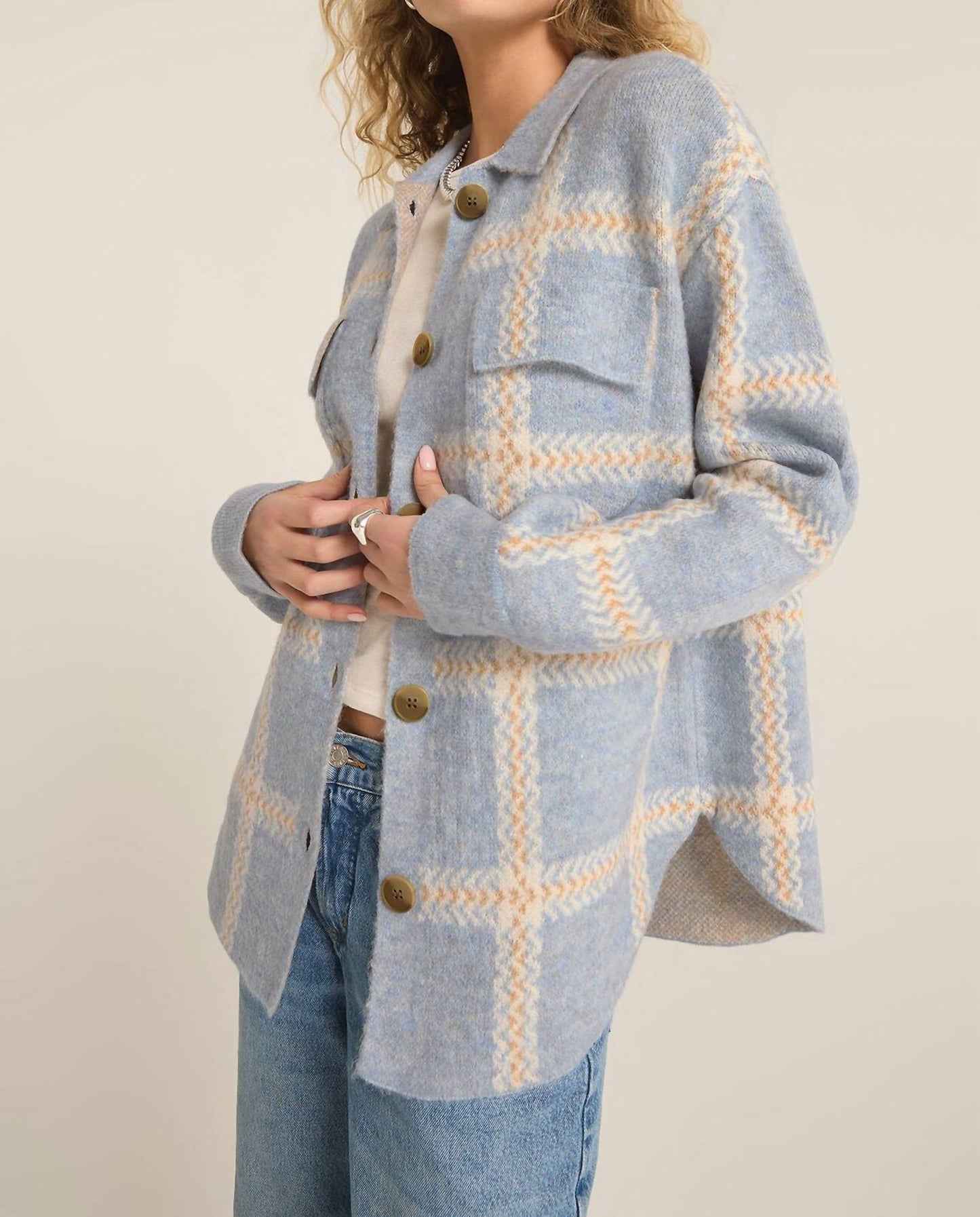 Z Supply - Tyler Plaid Sweater Jacket
