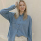 Z Supply - Reese Jersey Denim Button Up Top
