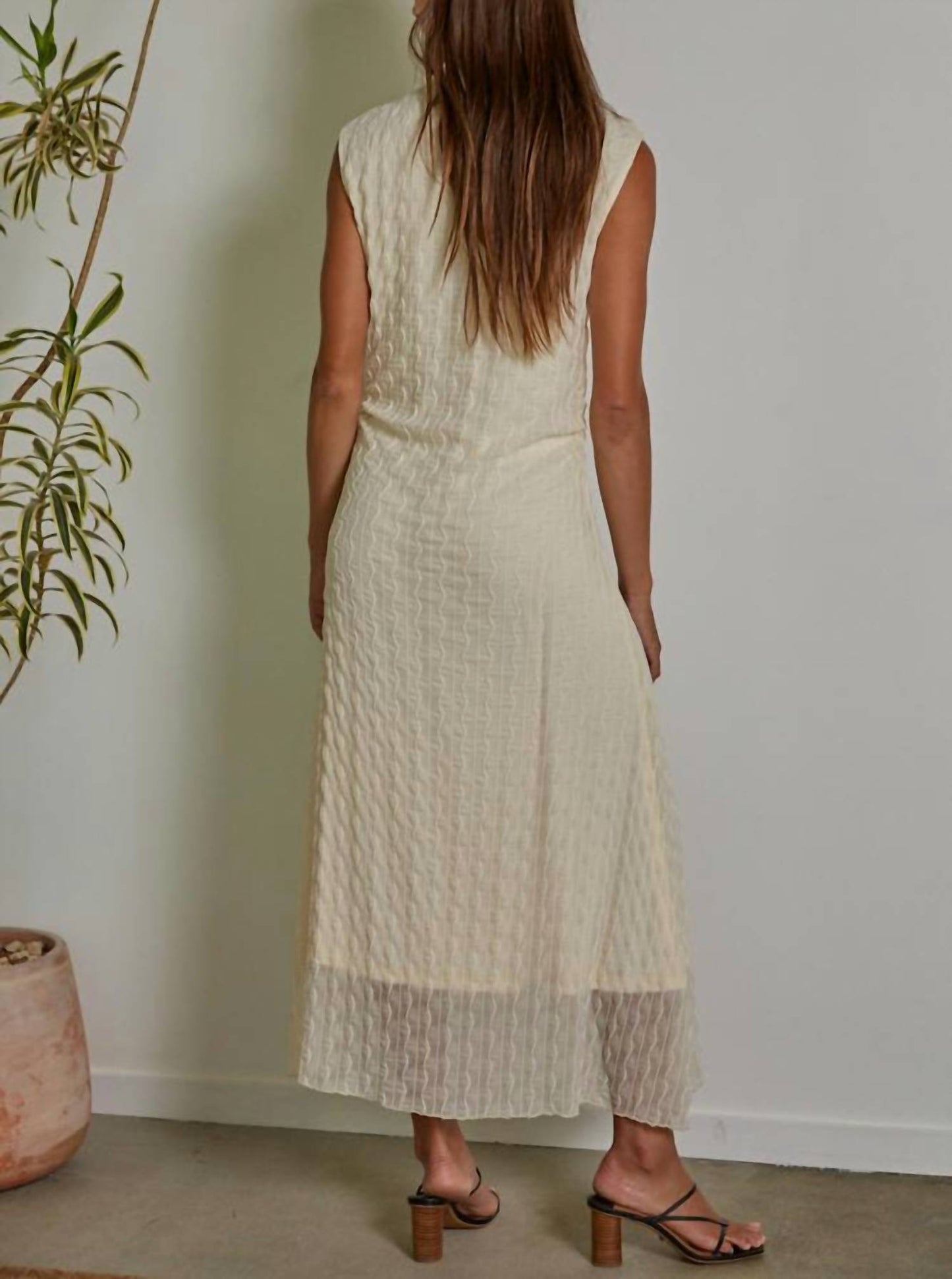 By Together - Women's Bea Lace Maxi Woven Dress