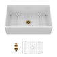 Single Bowl Apron Front Kitchen Sink - White