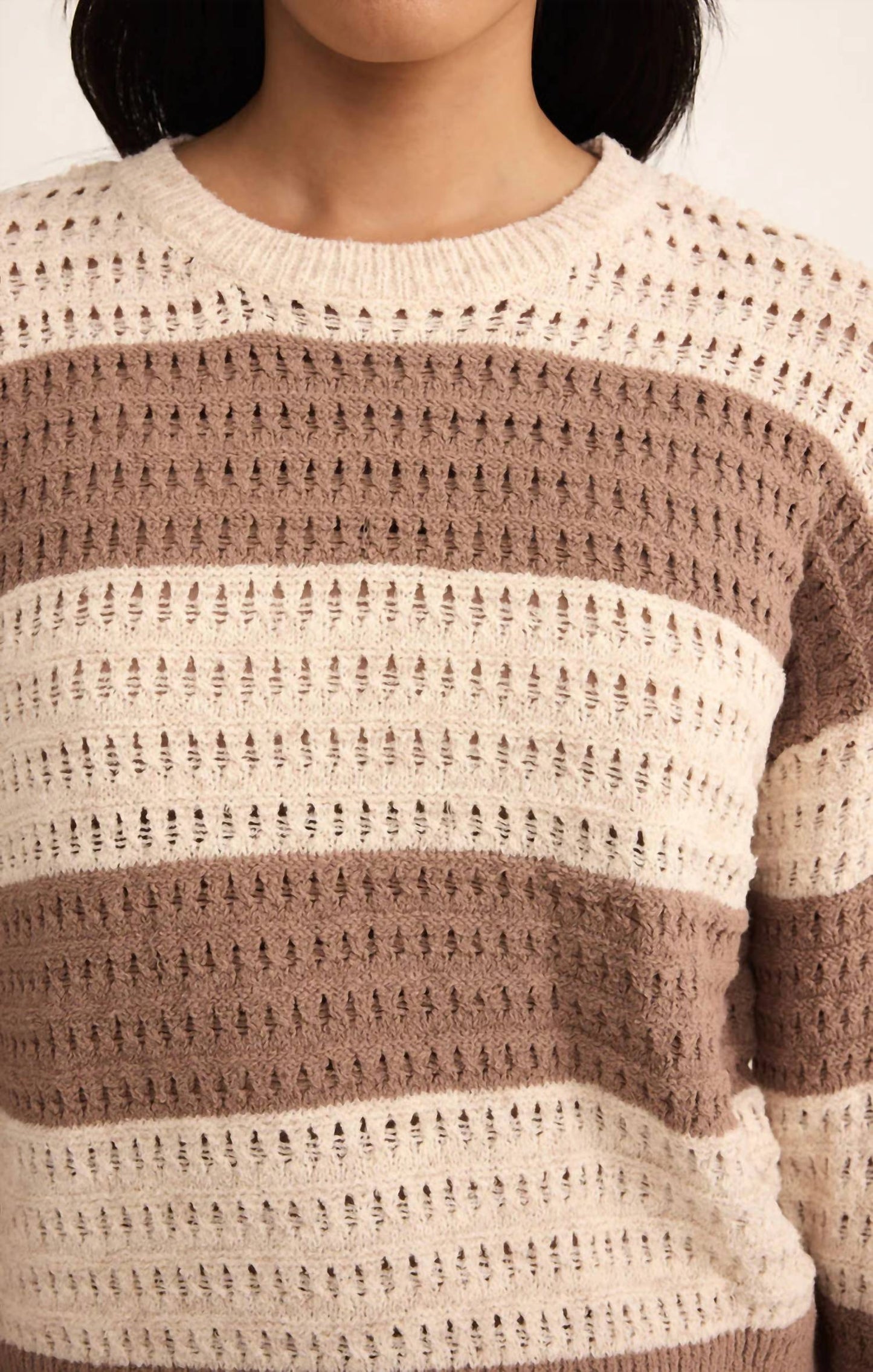 Z Supply - Bonaparte Stripe Crochet Sweater