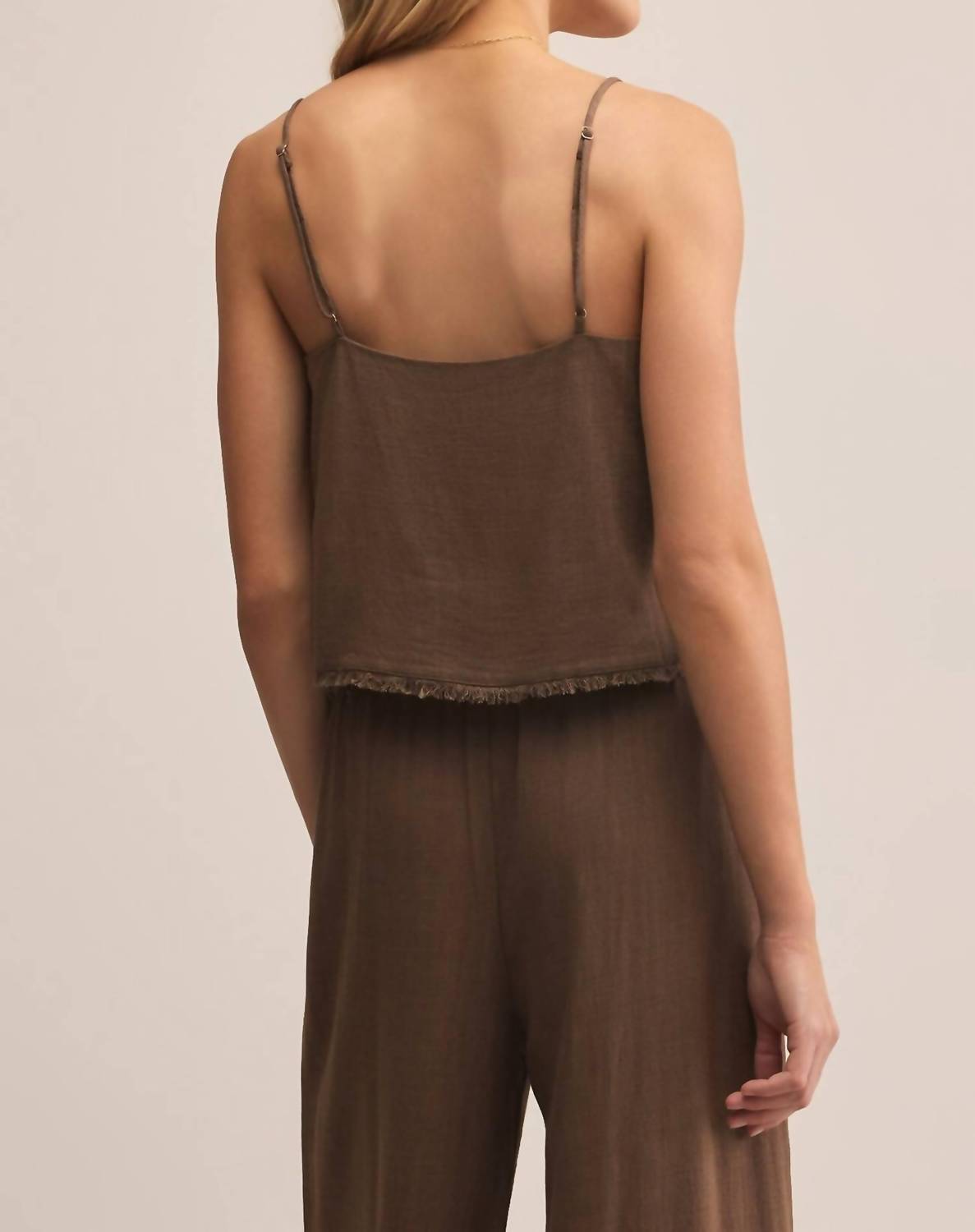 Z Supply - Sabel Cropped Linen Tank