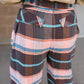 Free People - Buckle Back Plaid Trousers