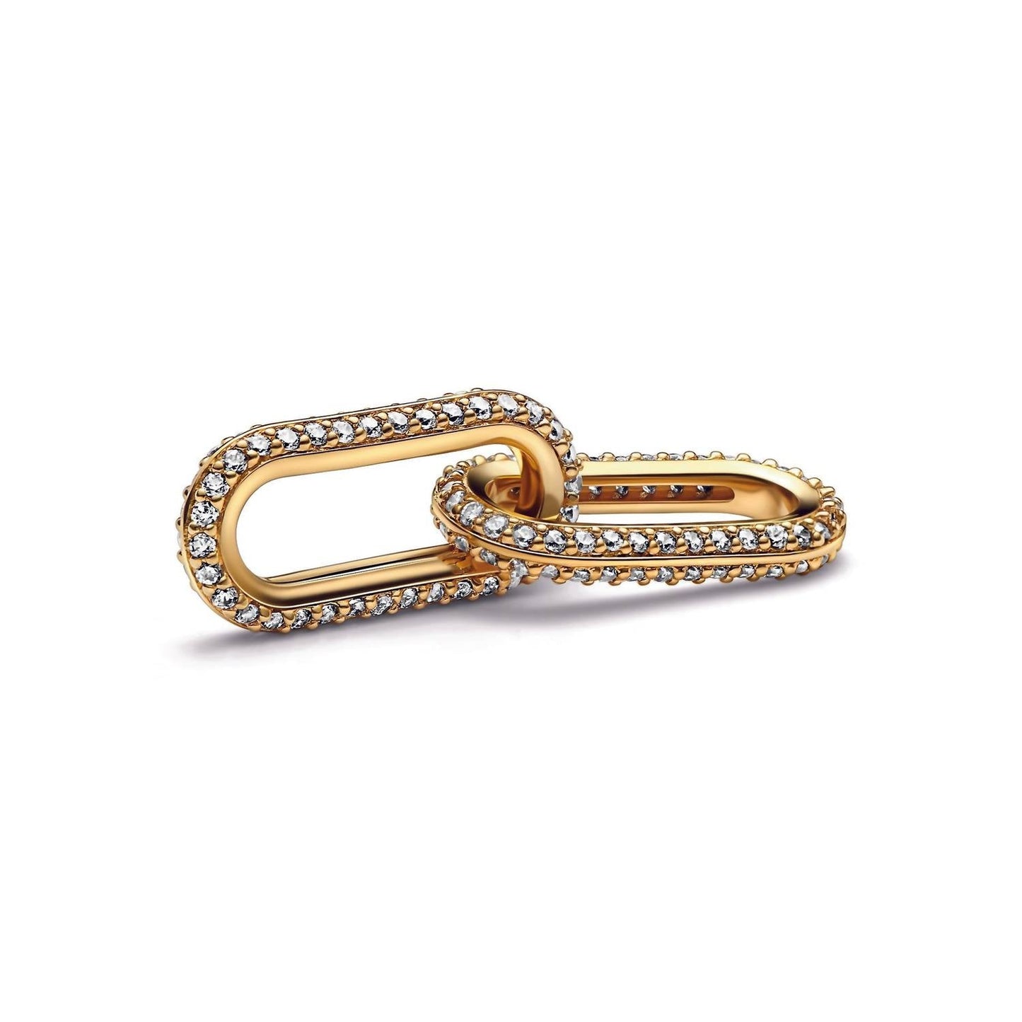 Pandora - Women's Me Pave Double Styling Link Charm