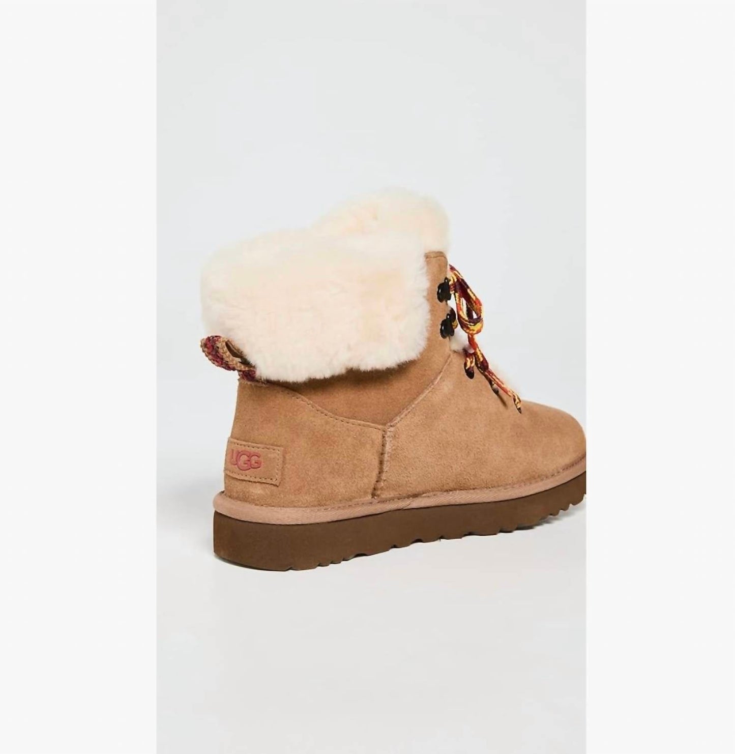 Ugg - यूडब्ल्यूजी महिलाओं के, क्लासिक मिनी अल्पाइन लेस बूट