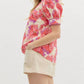 Entro - Floral Puff Sleeve Top