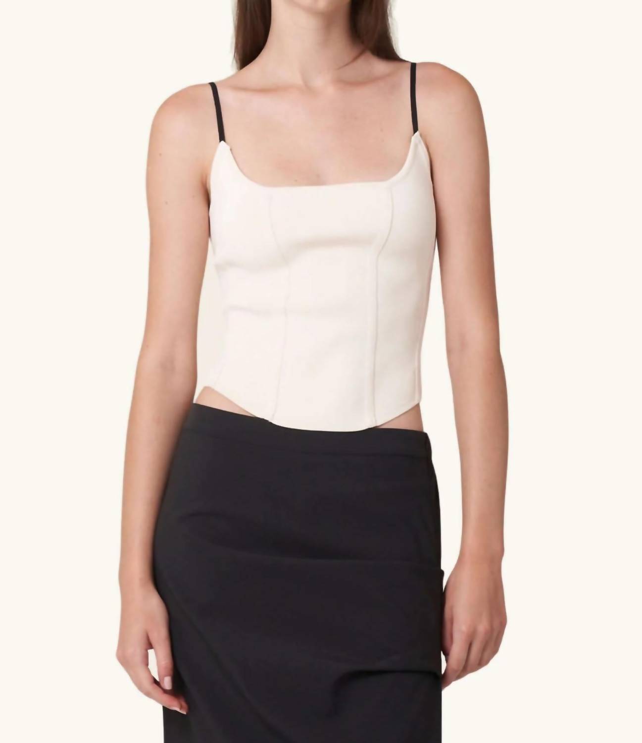 Find Me Now - Persephone Corset Knit Tank Top