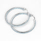 3.60 Carat Genuine Swiss Blue Topaz .925 Sterling Silver Earrings