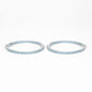 3.60 Carat Genuine Swiss Blue Topaz .925 Sterling Silver Earrings