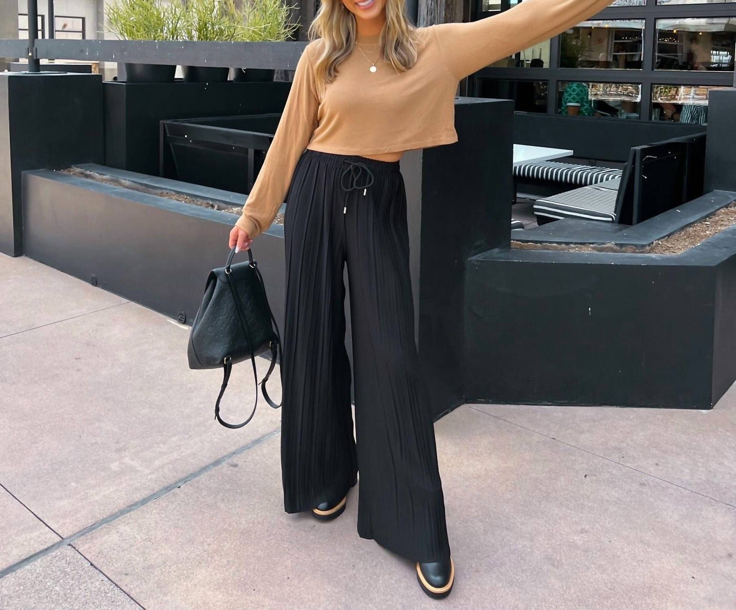 Buddylove - Frannie Long Sleeve Crop Top