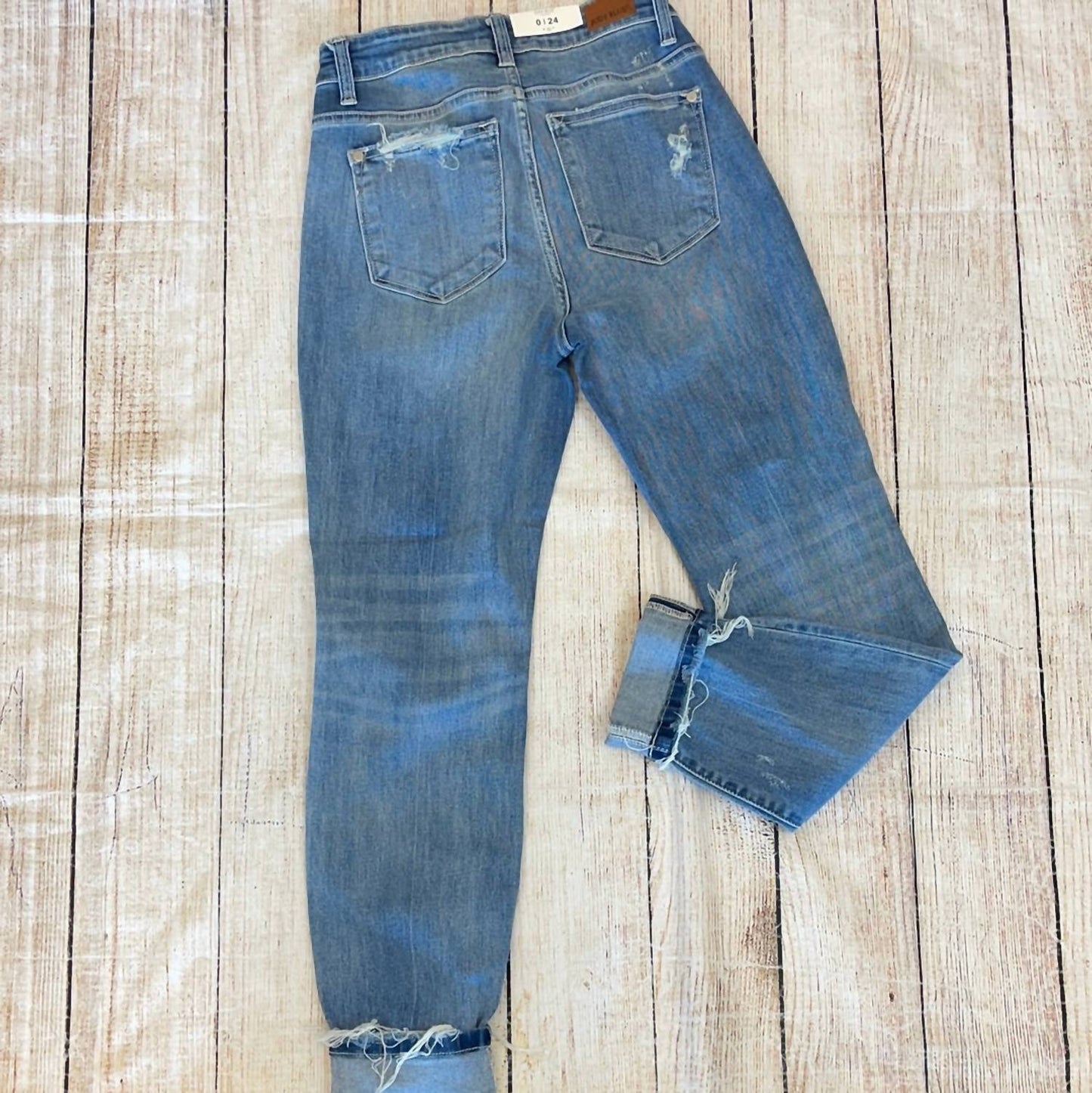 Judy Blue - Women's High Waist Boyfriend Buttonfly Jeans