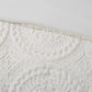 King/Cal King Embroidered Medallion Faux Fur Ultra Plush Comforter Mini Set