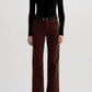 Ag Jeans - Brinley Corduroy Mid Rise Straight Jeans