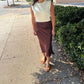 Bobi - Midi Bias Cut Skirt