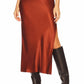 Enza Costa - SATIN BIAS CUT SKIRT