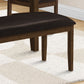 Rectangular Upholstered Hallway Bench - Transitional Design