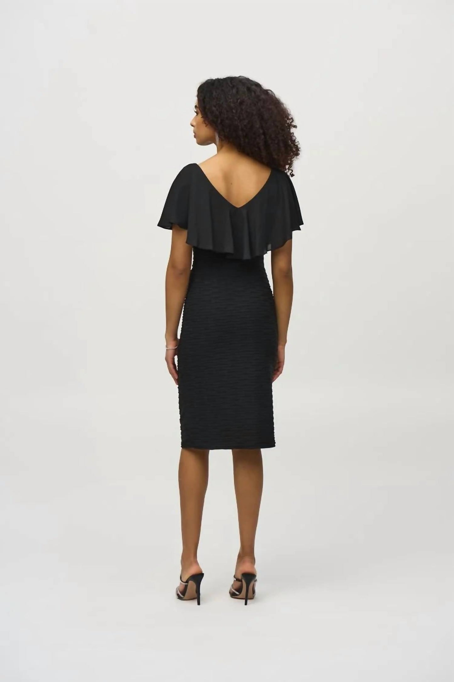 Joseph Ribkoff - Lurex And Chiffon Dress