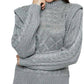 &Merci - Cable Knit Extended Shoulder Sweater