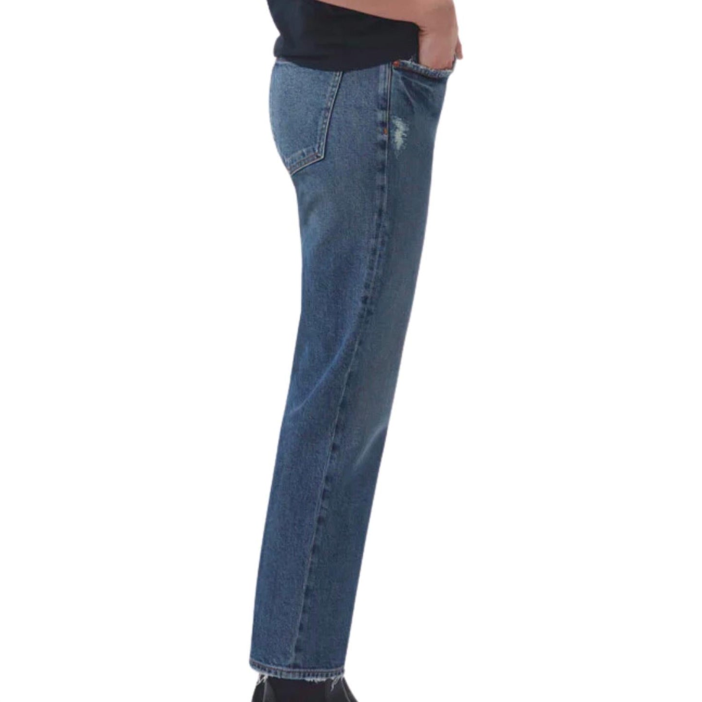 Agolde - Kye Mid Rise Straight Crop Jeans
