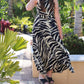 Lusana - Wren Printed Maxi Dress