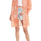 NFC HOME New Friends Colony Marren Animal Print Duster in Sunubrst Leopard Combo, Size Medium