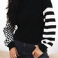 Aapparella - Checkmate Waffle Knit Sweater