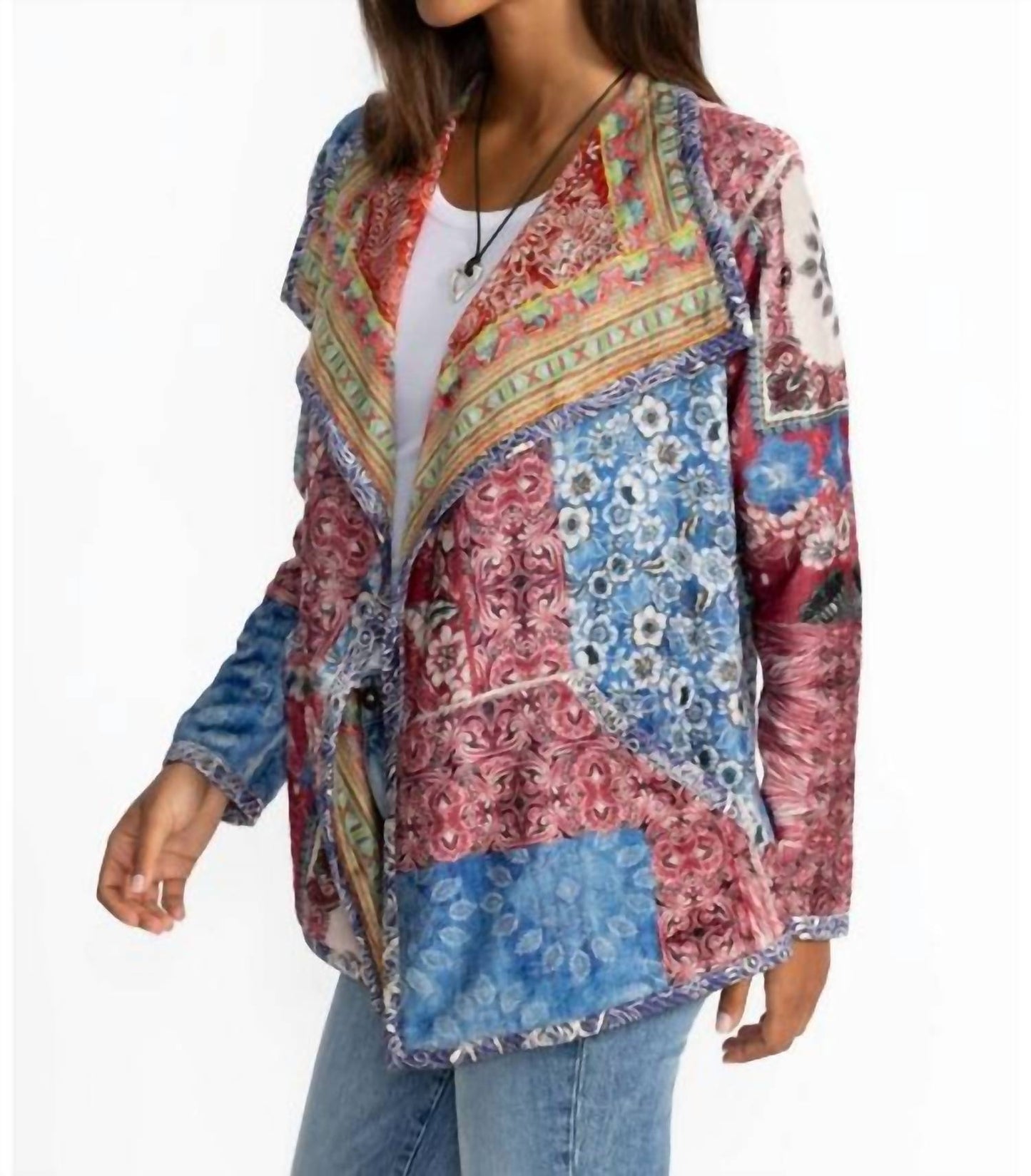 Johnny Was - JOAN WRAP BINDED SHERPA JACKET