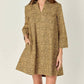 English Factory - Leopard Collar Mini Dress