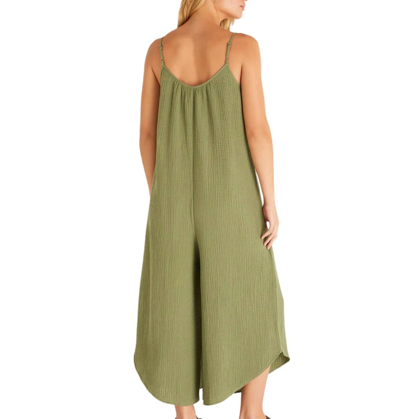 Z Supply - Women's Flared Gauze Jumpsuit