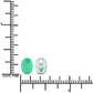 2.40 Carat Genuine Zambian Emerald 10K White Gold Earrings