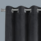 2 Pieces Set Room Darkening Curtain Panels with Grommet - Contemporary Style