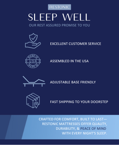 Restonic ComfortCare Hybrid Restful Nights Plush Twin Mattress
