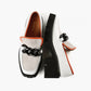All Black - CHUNK LINKS LADY LUGG LOAFER
