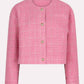 Esqualo - Cropped Boucle Jacket