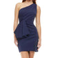 Ashleylauren - One Shoulder Fitted Cocktail Dress