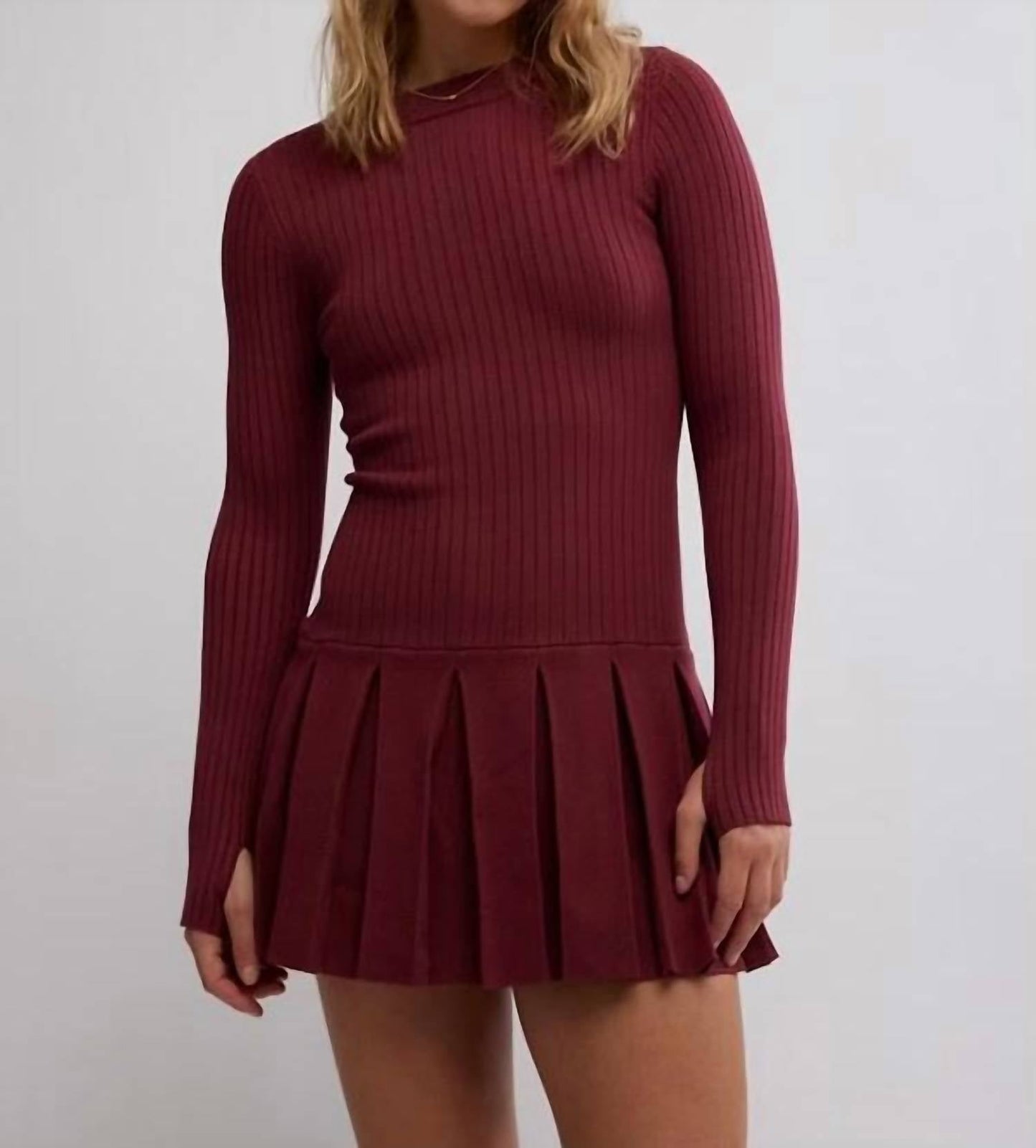 Free People - Emmy Mini Sweater Dress
