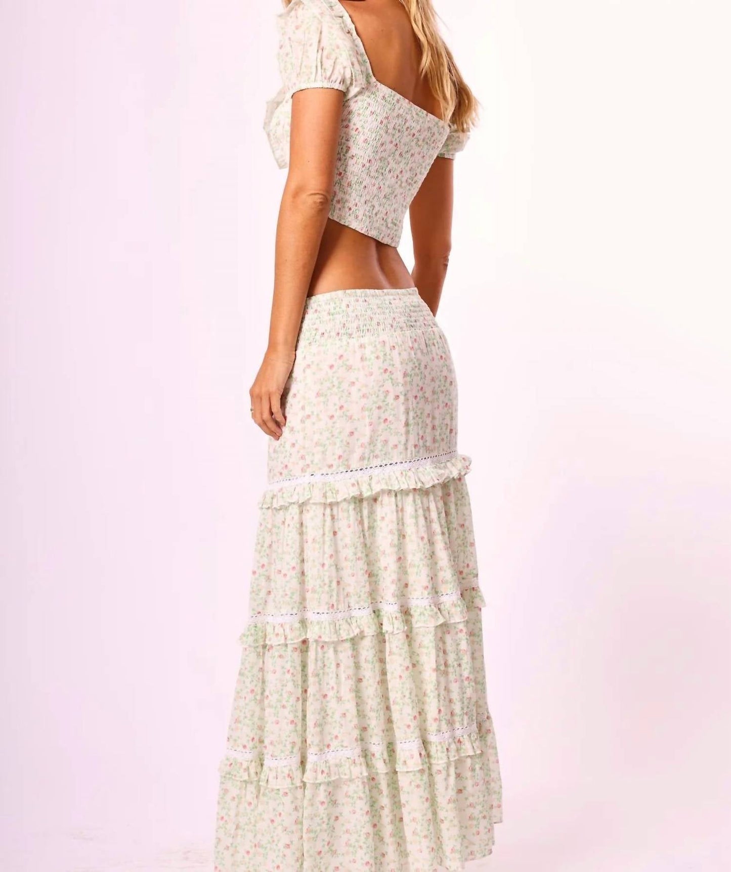 Amy Jane London - Adeline Floral Maxi Skirt Set