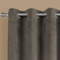 2 Pieces Set Room Darkening Curtain Panels with Grommet - Contemporary Style