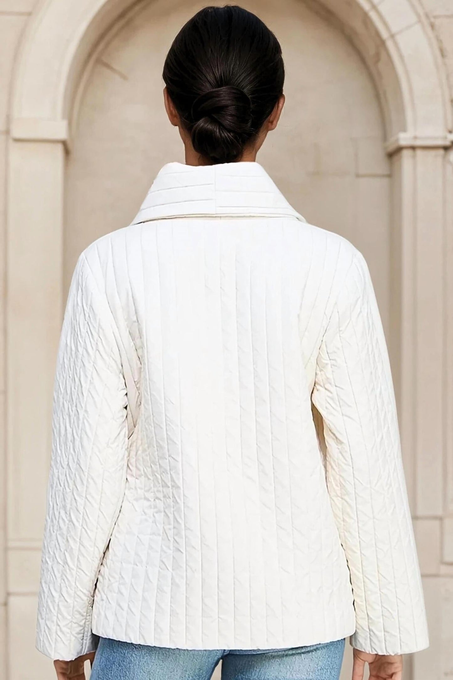 Allie Rose - Ophelia Quilted Wrap Tie Jacket