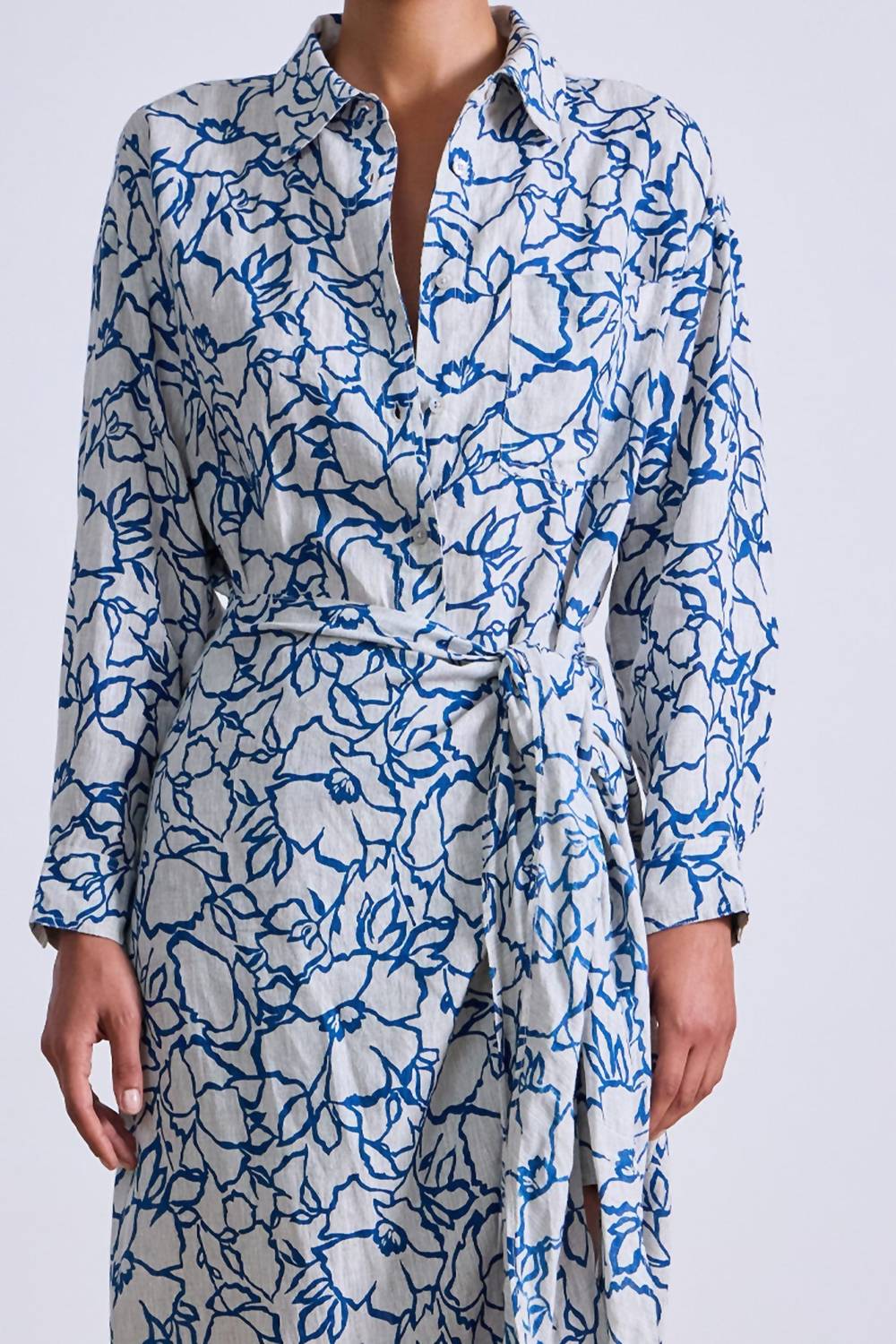 Apiece Apart - Alessandra Sarong Shirt Dress