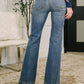 Judy Blue - High Waist Flare Tummy Control Double Button Waist Band Jeans