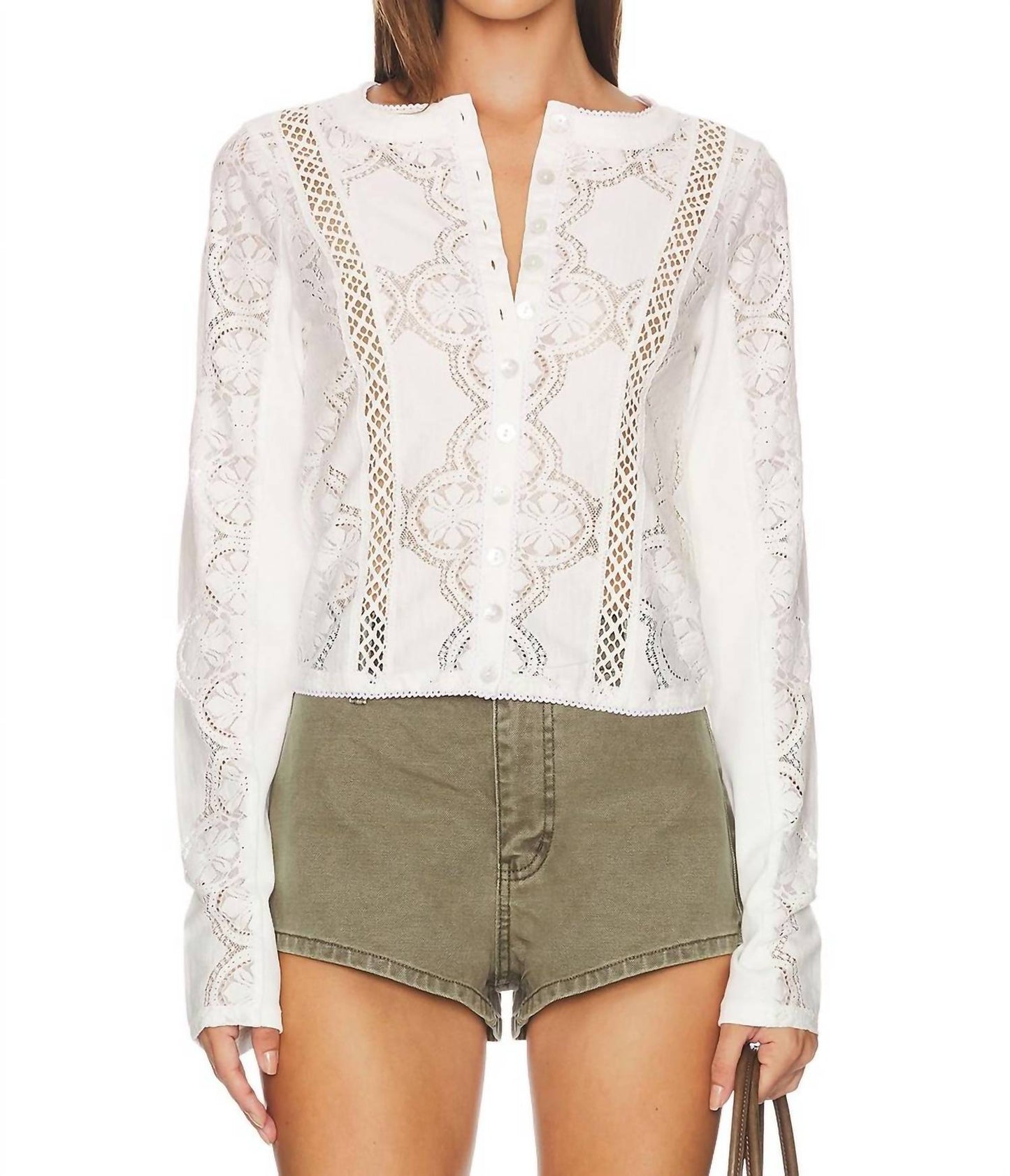 Free People - Jae Long Sleeve Knit Sweater