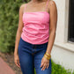 Buddylove - Jolie Vegan Leather Cropped Tank Top
