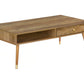 Mid-Century Modern Walnut Coffee Table with Storage